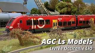 AGC LIO  Réseau « Gare de Vignols  Saint Solve »  échelle ho 187 [upl. by Yruam]