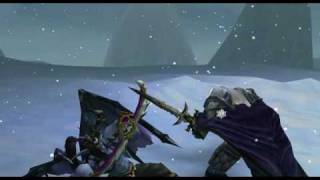 Warcraft III Frozen Throne  Arthas vs Illidan [upl. by Nomyad]