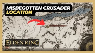 Misbegotten Crusader Mountaintops of the Giants Boss Location  Elden Ring [upl. by Nyleuqaj272]