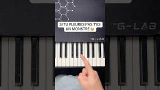 LA DERNIÈRE J’AI FONDU EN LARME 😭 piano musique pianotuto pianotutorial pianiste [upl. by Sheffie307]