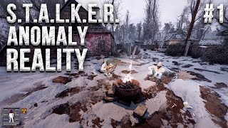 Stalker Anomaly REALITY 19 Прохождение 1  Снежок [upl. by Ahsekyt]