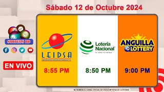 Lotería Nacional LEIDSA y Anguilla Lottery en Vivo 📺│Sábado 12 de Octubre 2024  855 PM [upl. by Eivla973]