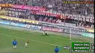 Road to Scudetto  19931994  AC Milan All Goals BLOCKED [upl. by Romola671]