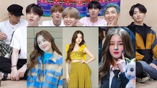 BTS REACTION Nancy momoland Tiktok Edits Compilation [upl. by Anidam]