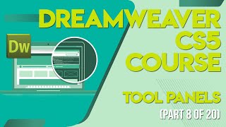 Dreamweaver CS5 tutorials in UrduHindi part 8 tool panels [upl. by Lorianna920]