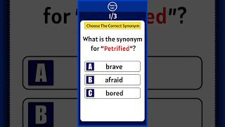 English Synonyms Quiz  Can You Score 33 synonyms english shorts [upl. by Behah]