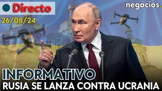 INFORMATIVO Rusia lanza 100 misiles y drones contra Ucrania Irán advierte y tensión en Israel [upl. by Rondi]