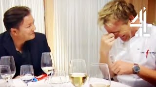 Ricky Gervais amp Gordon Ramsay  The F Word [upl. by Enelhtac]