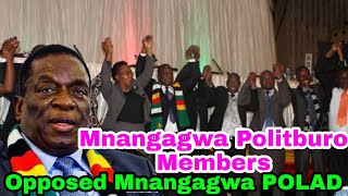 Mnangagwa Politburo Members Opposed Mnangagwa POLAD [upl. by Spillar]