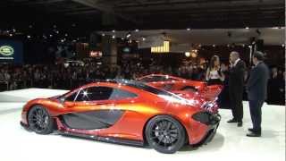 McLaren P1 unveil at the Paris Motor Show 2012 [upl. by Acinomal]