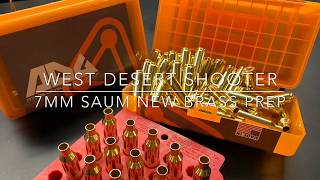 7mm SAUM New Brass Prep [upl. by Atener]