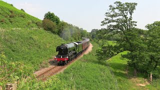 60103 Flying Scotsman hauls The Royal Train  12th June 2023 [upl. by Zurciram606]