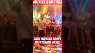 Behind the Scenes of hello hello song from pataakha movie shorts malaikaarora [upl. by Laurene]