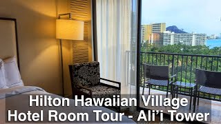 Hilton Hawaiian Village Waikiki Beach  Room Tour Restaurants Pools amp Beach  Best Hawaii Hotels [upl. by Niwrehs]