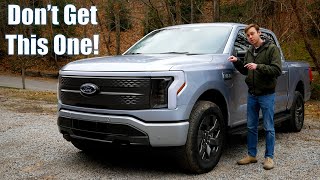 The 2022 Ford F150 Lightning is a Great Value IF You Get the Right Trim [upl. by Antsirhc]