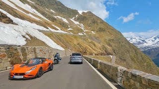 TIMMELSJOCH scenic drive  Austria to Italy  Hochalpenstrasse [upl. by Nasya836]