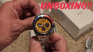 Seiko Prospex Speedtimer SBDL117 Unboxing [upl. by Cyrillus409]