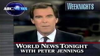 1993 Promo for World News Tonight with Peter Jennings  ABC News [upl. by Lebisor336]