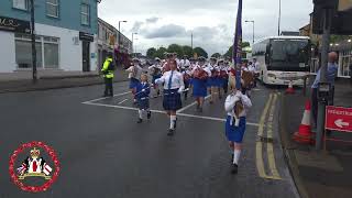 Bruces True Blues Accordion Band  Maghera Sons Of William Parade 2024 [upl. by Latif761]