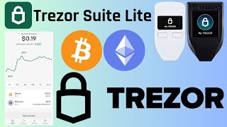 TREZOR SUITE LITE  Aplicativo oficial da TREZOR para acompanhamento de saldo em seu CELULAR [upl. by Enoval]