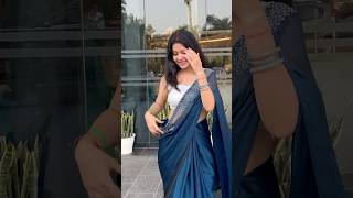 Ambarsariya🩵🦋 bollywood theanshisharma ambarsariye sari saree traditional traditionalwear [upl. by Buhler]