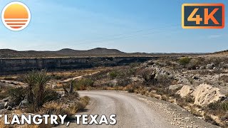 Langtry Texas Drive with me through a Texas town [upl. by Blondie]