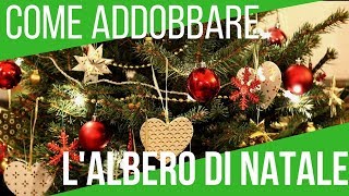 COME ADDOBBARE L ALBERO DI NATALE  5 TRUCCHI FONDAMENTALI  ORTO E GIARDINAGGIO [upl. by Adnohrahs]