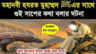 হযরত মুহাম্মদ সঃ এর সাথে গুই সাপের কথা বলার খুব সুন্দর ঘটনা  বিশ্বনবীর চমৎকার  Muhammad sw story [upl. by Ayanat323]