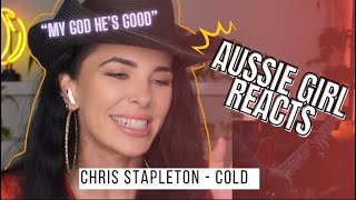 Chris Stapleton  COLD CMAs Live  REACTION Aussie Reacts [upl. by Hairom]