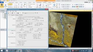 Georeferencing Image to Image in Erdas Imagine [upl. by Ilaw]