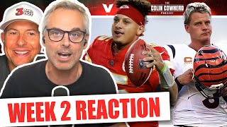 Reaction to BengalsChiefs SaintsCowboys 49ersVikings JetsTitans Packers  Colin Cowherd NFL [upl. by Sudbury]