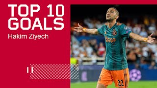 TOP 10 GOALS  Hakim Ziyech [upl. by Balough560]