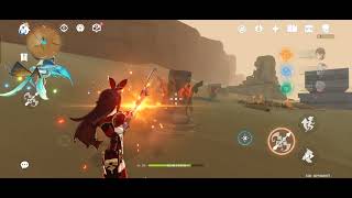 Pyro monuments puzzle Sumeru Desert  Genshin Impact 31  AR59 [upl. by Natanhoj]