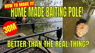 Bushwhacker Baiting Pole Copy  How To Make One carpfishing [upl. by Tindall]