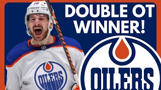 DOUBLE OVERTIME THRILLER  Edmonton Oilers vs Dallas Stars Game 1 Post Game Recap [upl. by Atteuqal]