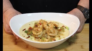 Cheesy Shrimp and Grits Southern Classic Recipe [upl. by Arihk157]