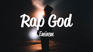 Eminem  Rap God Lyrics [upl. by Nino919]