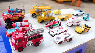 Lightning Mcqueen Toys Jeff Gorvette Shu Todoroki Francesco Bernoulli Luigi  Bi Gunny [upl. by Trbor]