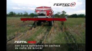 Fertilizadora FERTEC 6000 barra aplicadora de cachaza de caña [upl. by Nally]