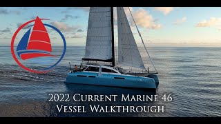 2022 Current Marine 46 Vessel Walkthrough [upl. by Baalbeer]