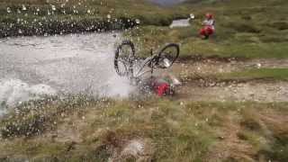 MTB crash how not to ride across a river  Flow Mountain Bike [upl. by Janifer]