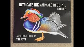 Intricate Ink Animals in Detail  Volume 2 flip through [upl. by Sorrows]