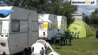 Camping Pod Ĺťaglem  Mielno meteor24pl [upl. by Remos542]