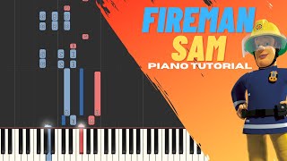 Fireman Sam Piano FREE music sheet [upl. by Enuahs623]