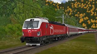 OpenRails R 610 iZlatosk Košice  Žilina ZSSK 383106 [upl. by Enelaj]