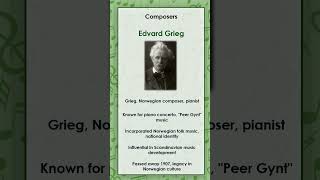 Edvard Grieg simply and briefly explained [upl. by Eca]