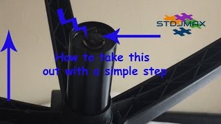 How to remove the Base from an office chair [upl. by Ardnauqal]