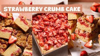 Strawberry Crumb Cake [upl. by Monteria]