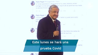 “AmanecÍ ronco pero yo creo que es gripe” AMLO anuncia que se hará prueba Covid [upl. by Haleeuqa]