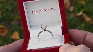 James Allen Moissanite Unboxing  Review [upl. by Lougheed]